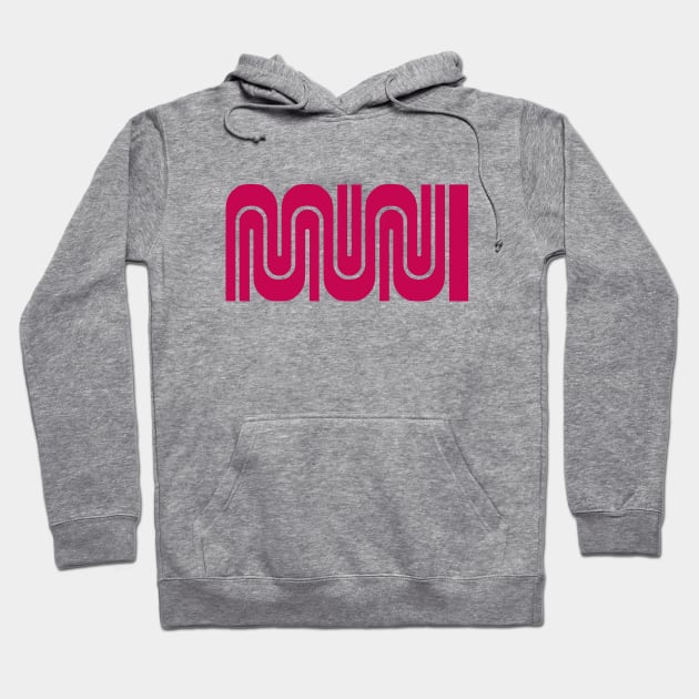 SF MUNI BART Hoodie by The Sample Text